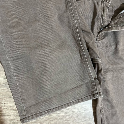 Women's denim pants like new, brown, size 36
