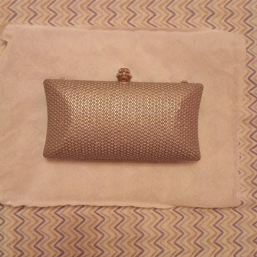 Clutch silver new shoulder bag for evening occasions