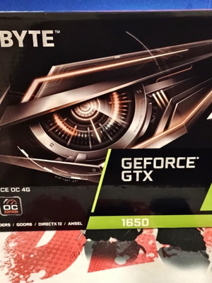 Gigabyte Nvidia GTX 1650 OC 4GB GDDR6 graphics card like new