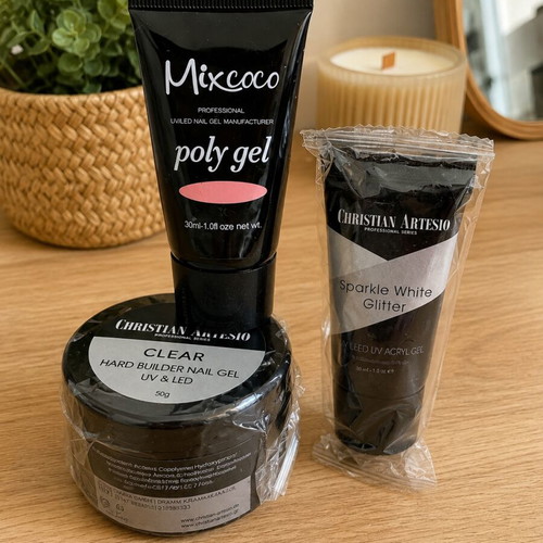 Professional nail materials set, like new