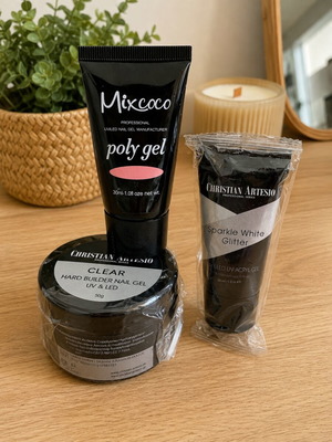 Professional nail materials set, like new