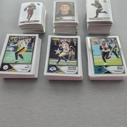 Panini NFL 2024 stickers and trading cards bundle like new, 585 pcs