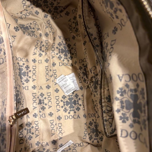 Doca shoulder bag new, medium size, olive with strap