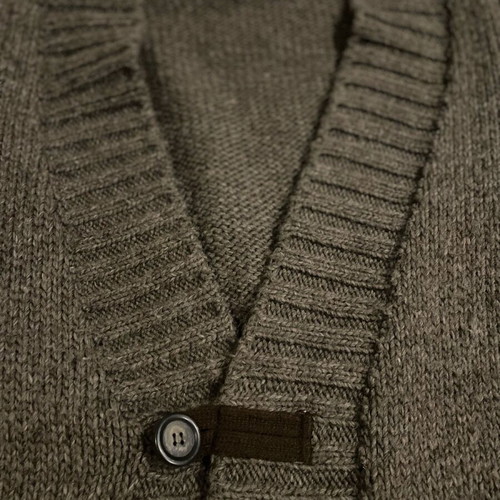 Zara men's knitted cardigan brown like new, size XL