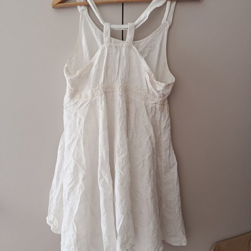 Fornarina summer embroidered dress like new, white, size M
