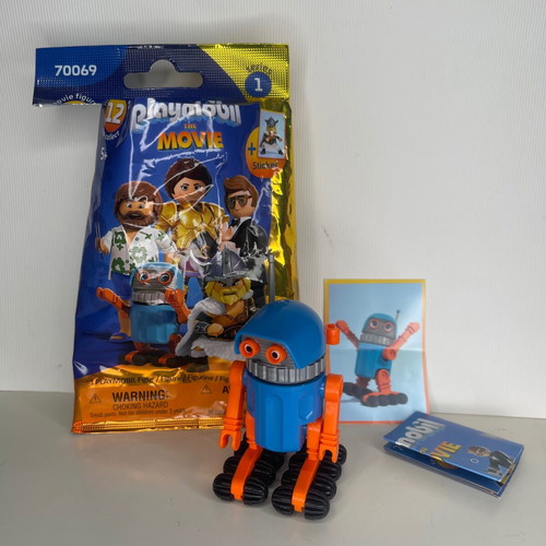 Playmobil The Movie Series 1 Figures Robotitron 70069 like new