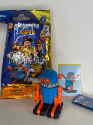 Playmobil The Movie Series 1 Figures Robotitron 70069 like new