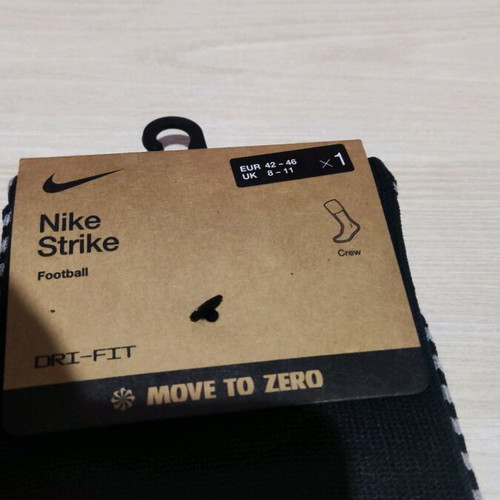 Nike Strike Crew football socks new, black