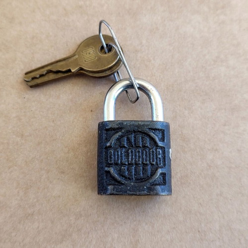 Vintage Golddoor 4502 padlock used with 2 keys
