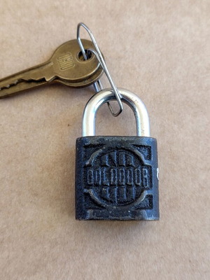 Vintage Golddoor 4502 padlock used with 2 keys