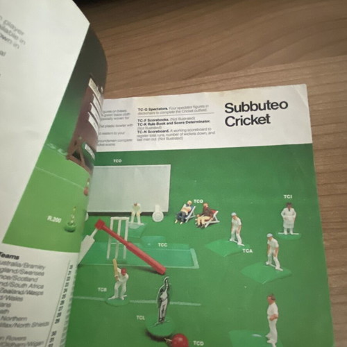 Subbuteo vintage catalogue team book since 1978