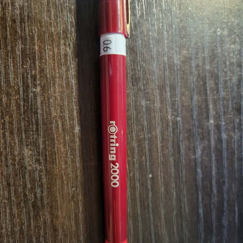 Rotring 2000 Isograph Rapidograph set used, technical pens 0.4 0.5 0.6
