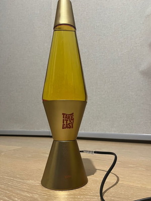 Legami Lava Lamp, red and yellow