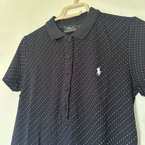 Polo dress new, blue, size M