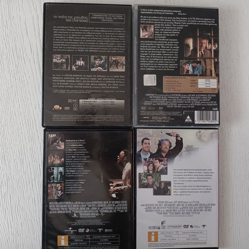DVDs like new with Greek subtitles: Ray, Anger Management, Les Choristes, In the Bedroom