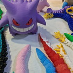 Gengar 3D εκτυπωμένη φιγούρα Pokemon συλλεκτική