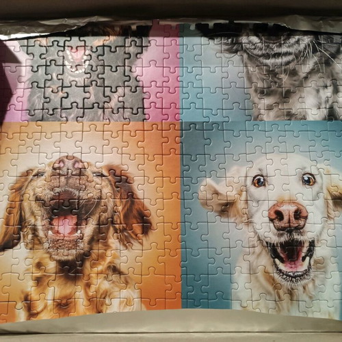 Trefl Puzzle 1000 pieces like new with dog theme