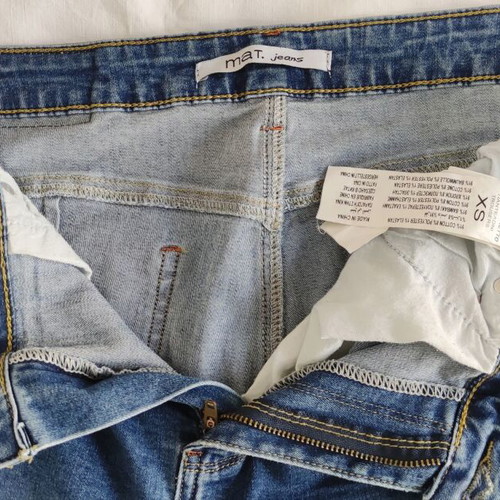 Mat Fashion Plus Size XS jeans light blue pants