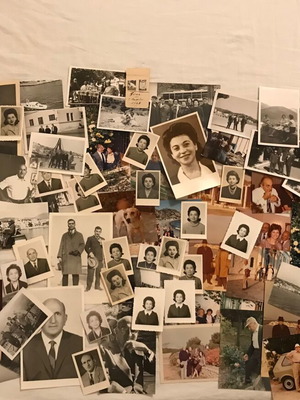 Set of old photos used
