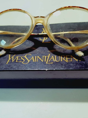 YvesSaintLaurent vintage multifocal glasses like new, brown