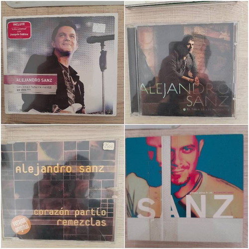 Alejandro Sanz CD collection used, 14 CDs, Latin