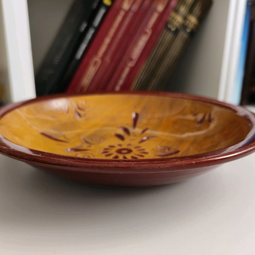 Ceramic platter Sifnos Zak Kalogirou like new