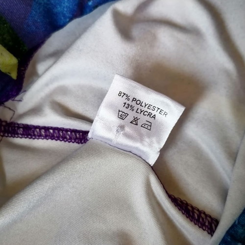 Body Move cycling leggings size L like new, blue