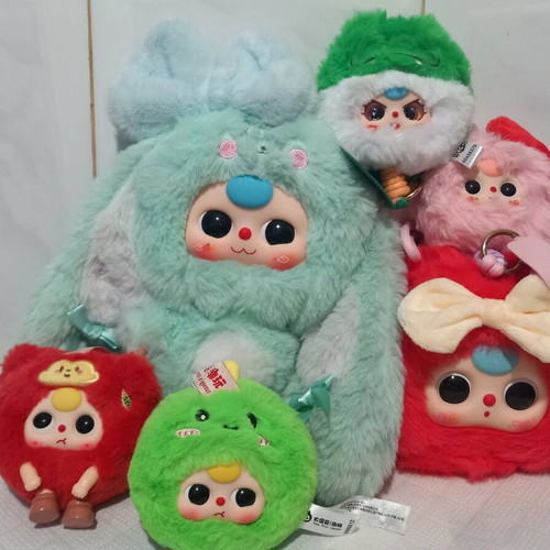 Anime plush toy doll set of 6, like new