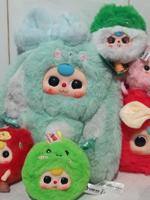 Anime plush toy doll set of 6, like new