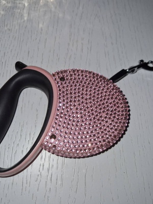 Dog leash used 3 meters with rhinestones