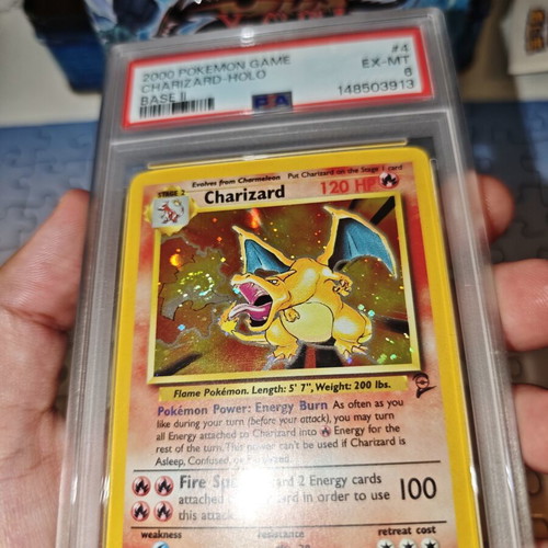 Charizard Base II #4 PSA 6 Pokemon card