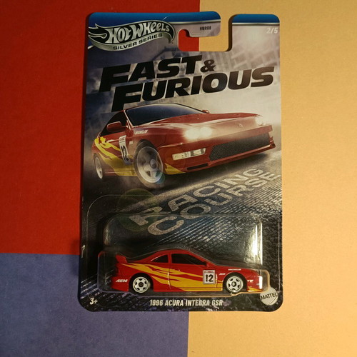 Hot Wheels Fast and Furious Honda Acura Integra GSR 1996 Silver Series New