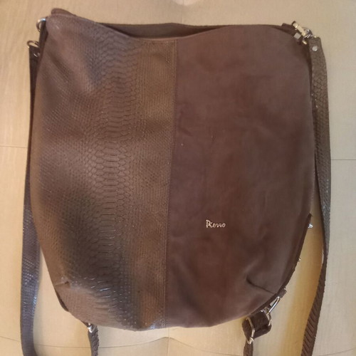 Pierro faux leather bag and Lollipops real fur bag used