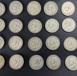 Ασημένια 20δραχμα 1960 Β. Παύλου μεταχειρισμένα, πακέτο 30