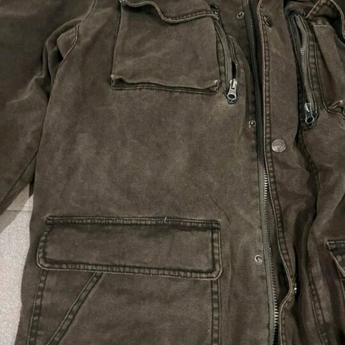 Jacket like new, size XL, brown and green