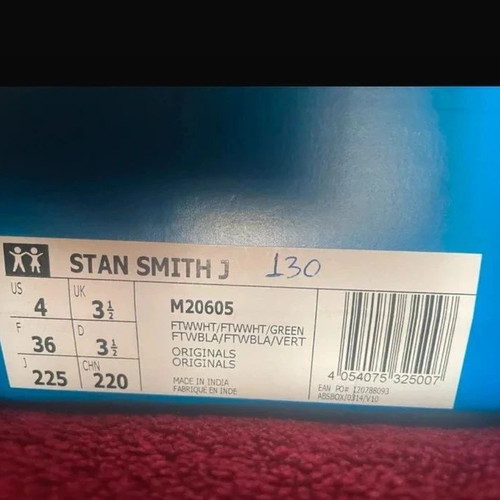 Adidas Stan Smith sneakers size 36 used, white unisex