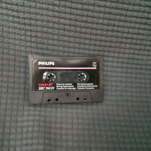 Philips SBC 114/01 cassette head cleaner used