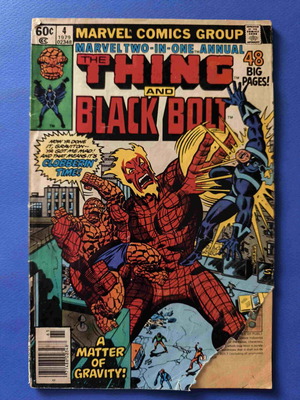 Marvel Two-in-One Annual 4 used, moderate condition