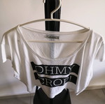 White crop top Pull & Bear used, size S