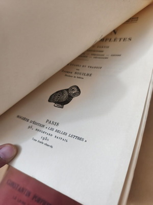 Les Belles Lettres 73 μεταχειρισμένα βιβλία αρχαίων Ελλήνων και Λατίνων συγγραφέων στα γαλλικά