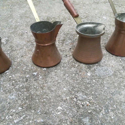 Copper briki like new, pack of 5 pieces