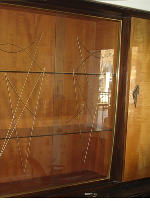 Σκρίνιο αντίκα μεταχειρισμένο με χρυσαφή χειροποίητη χάραξη