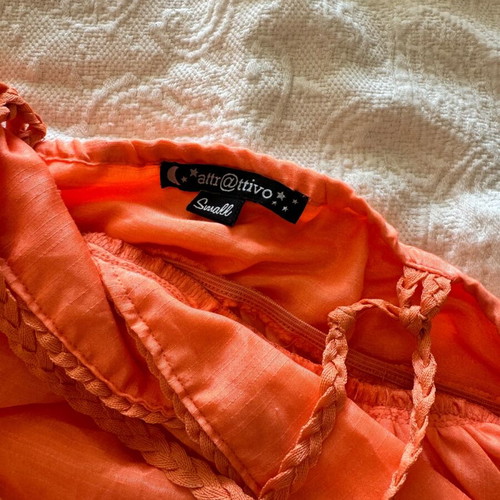 Attrattivo blouse like new, orange, size S
