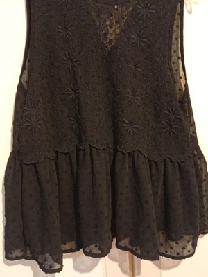 Tally Weijl black blouse size Large like new