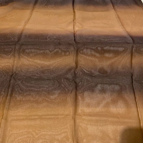 Brown ombre scarf new vintage over 50 years 51x51cm
