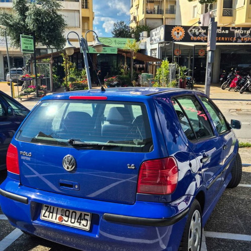 Volkswagen Polo 2001, blue, manual, petrol