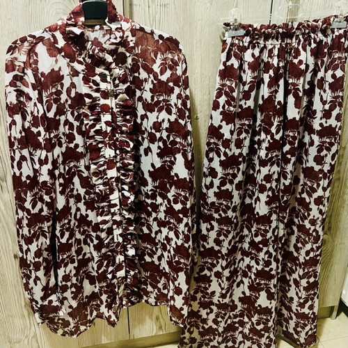 Vassia Kostara set with long shirt and pants, like new