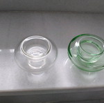 Glass candlesticks new