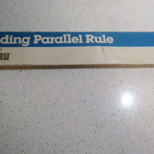Vintage folding parallel ruler in excellent condition