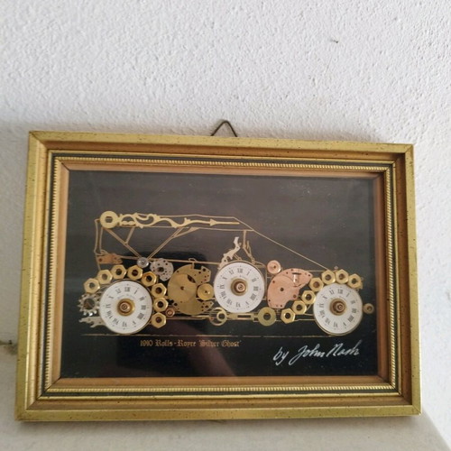 Vintage Steampunk Art 1910 Rolls-Royce Silver Ghost by John Nash like new